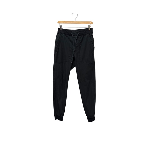 Lululemon ABC Jogger Pants Mens Size S Black Stretch Athleisure Travel - Picture 2 of 7